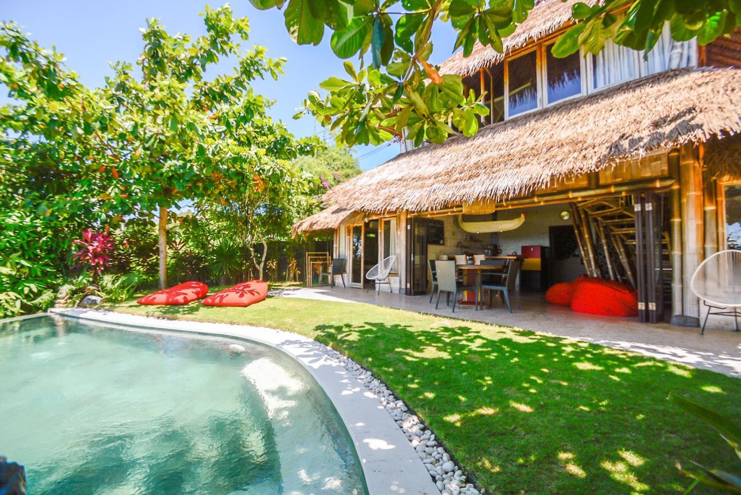 Le Bamboo Bali Villa Uluwatu Rum bild